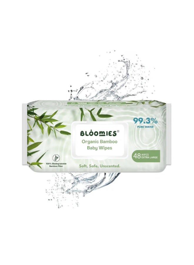 بلوميز مناديل بيبي بامبو بلوميز 48 قطعة - Image 1